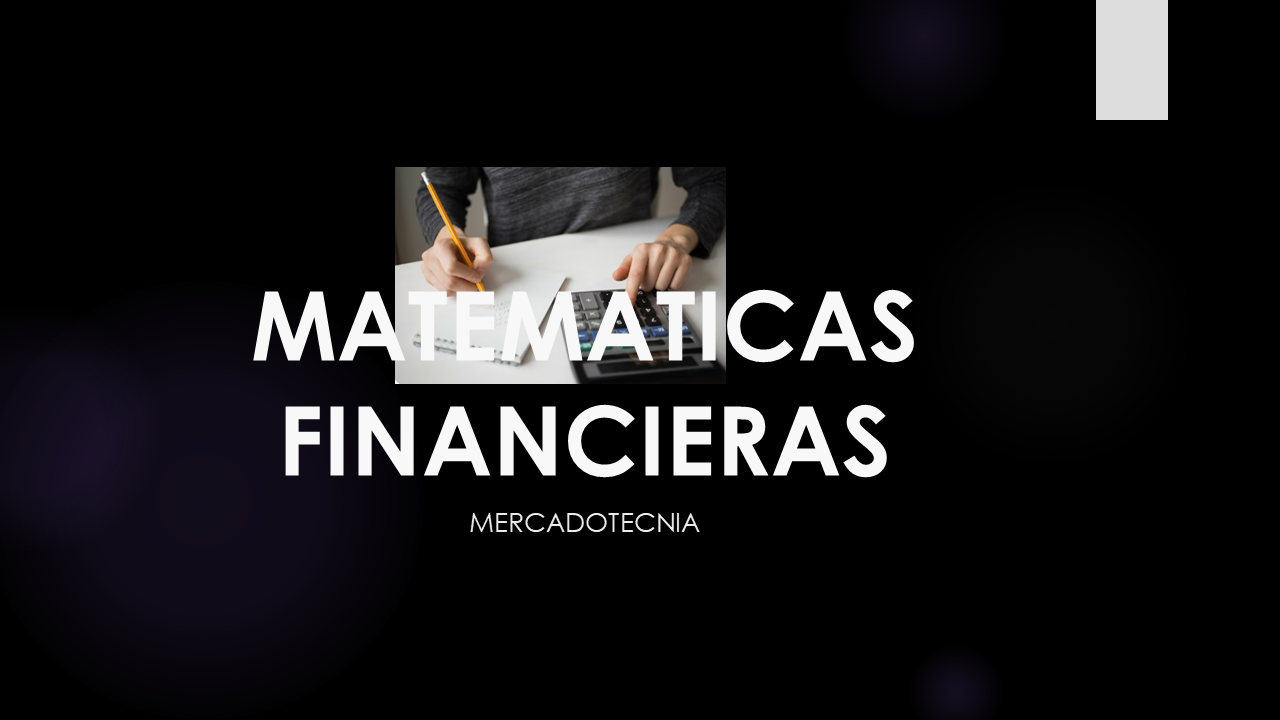Course Image MATEMATICAS FINANCIERAS