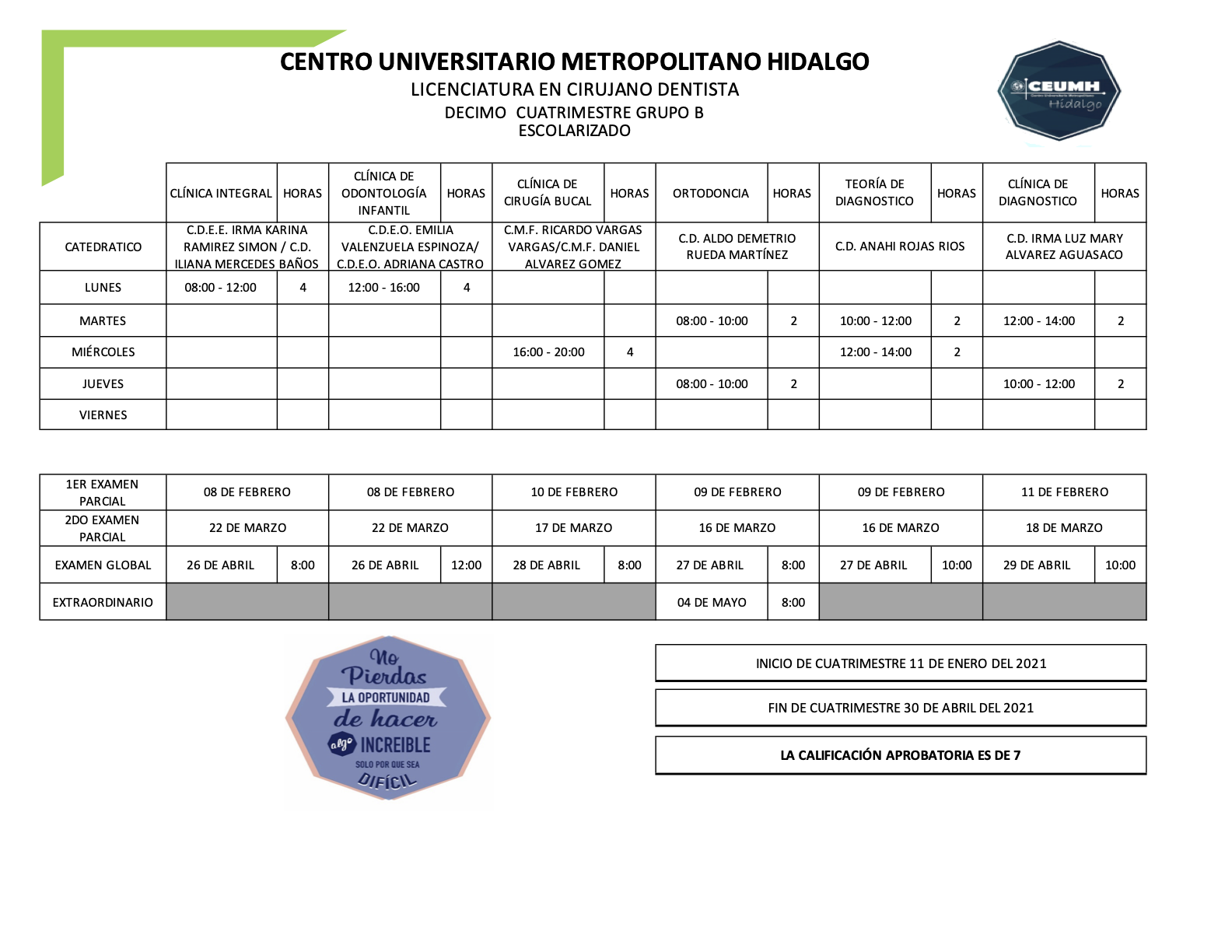 Course Image 10º B