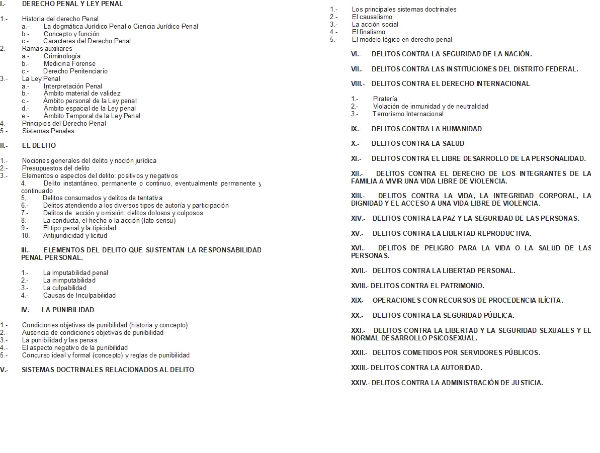 Course Image DERECHO PENAL 1