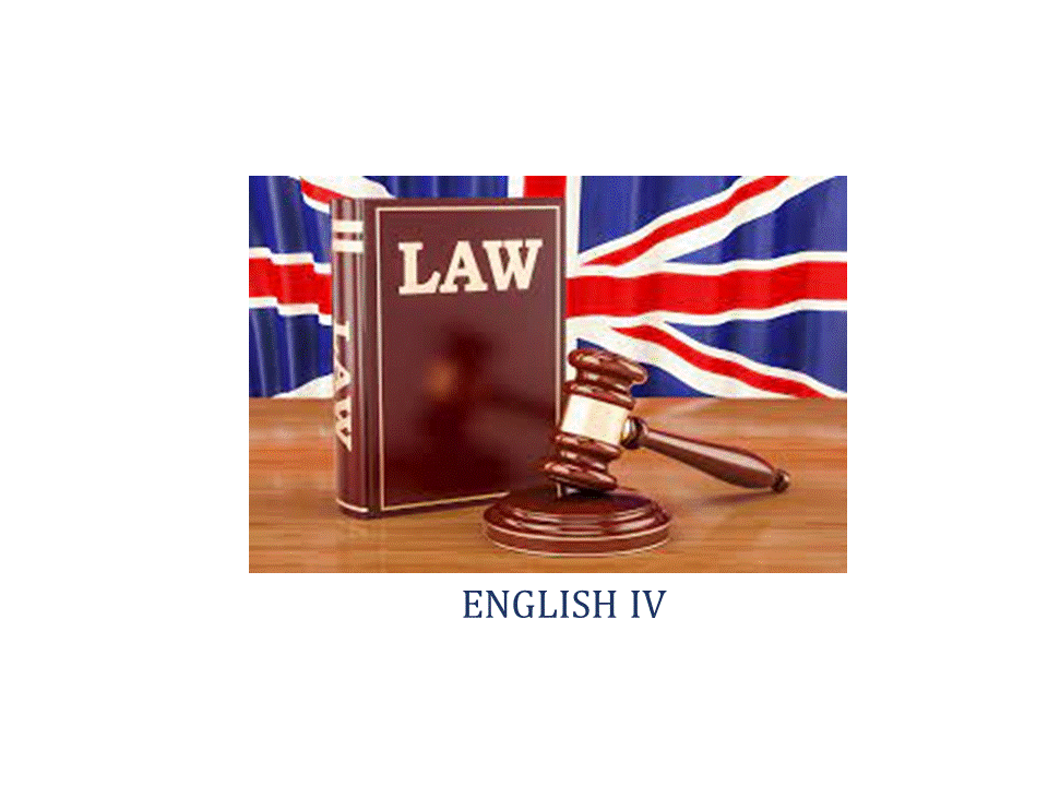 Course Image ENGLISH LAW IV