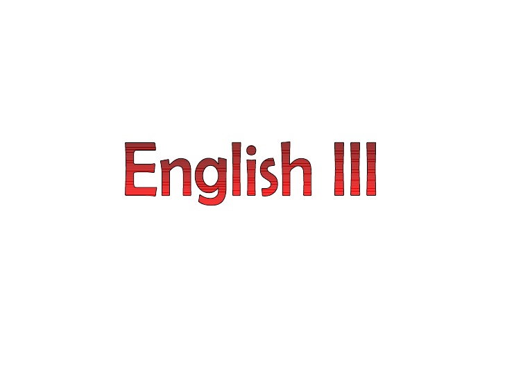 Course Image INGLÉS III - ARQUITECTURA