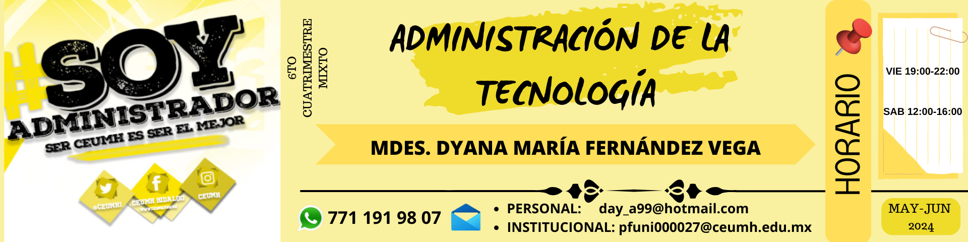 Course Image ADMINISTRACIÓN DE LA TECNOLOGÍA